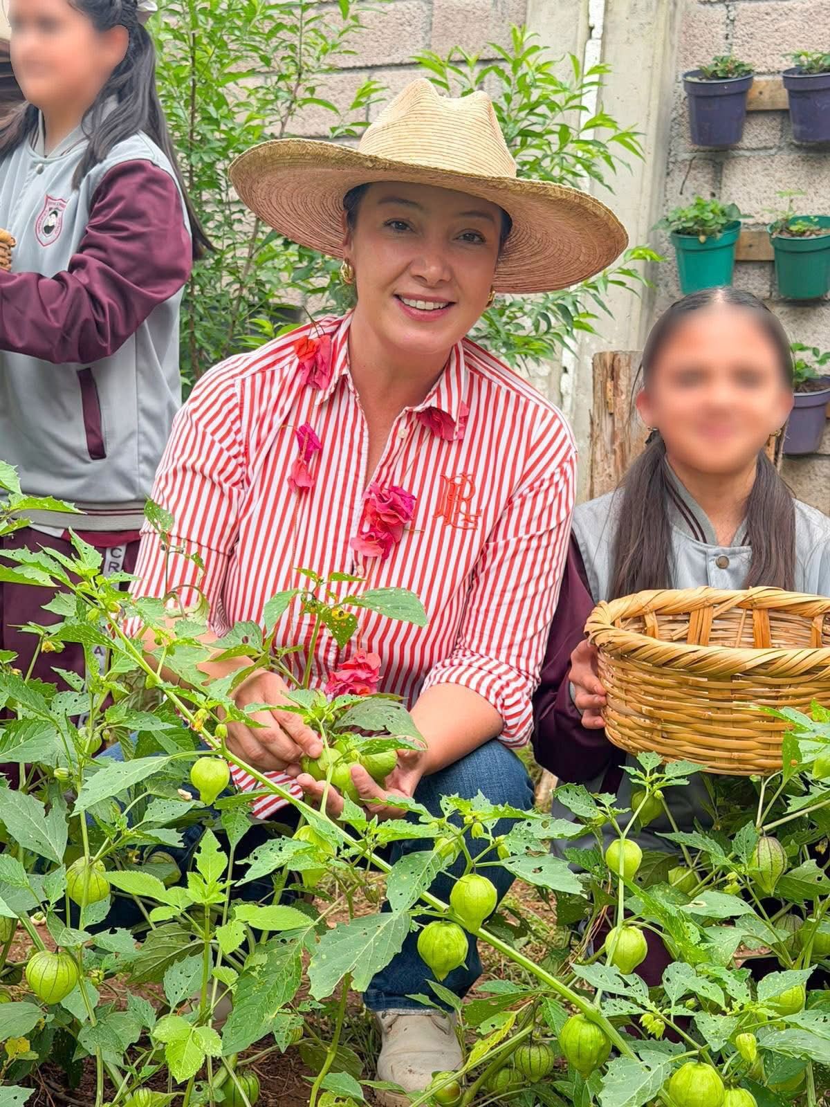 Cosechan aprendizaje en huerto escolar