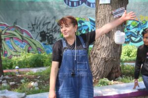 Inspirada por experiencias personales y propuestas de la comunidad, Beatriz Quintero creó intervenciones que mezclan juego, memoria y convivencia en Pachuca