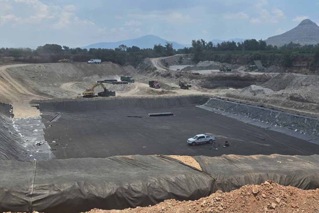 Nuevo relleno sanitario de Tula lleva un avance de 90 por ciento | Foto: Especial