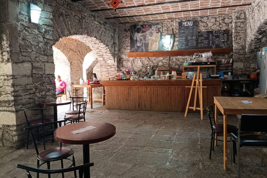 Interior de La Tartufo, dentro del Centro de las Artes de Hidalgo, donde se desarrollará un encuentro cultural