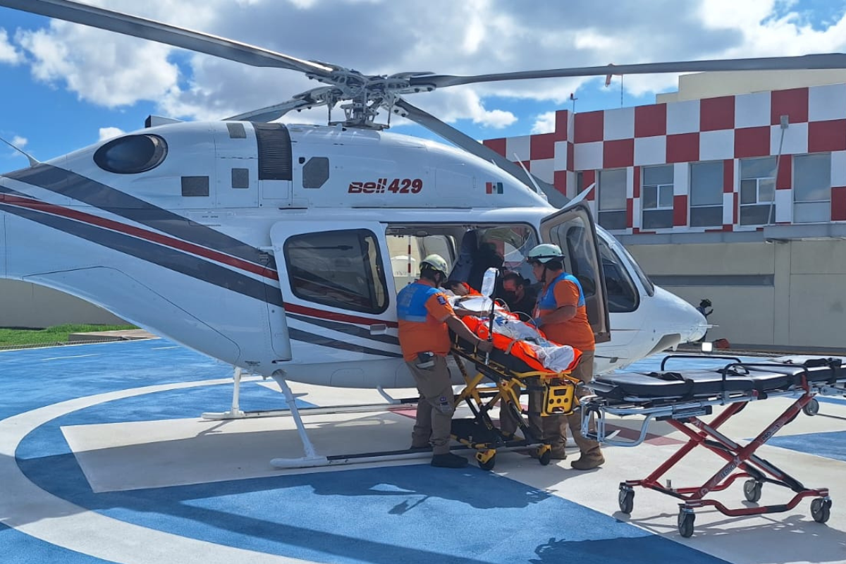 La menor de edad fue trasladada al Hospital General de LEón, en Guanajuato, para recibir tratamiento especializado