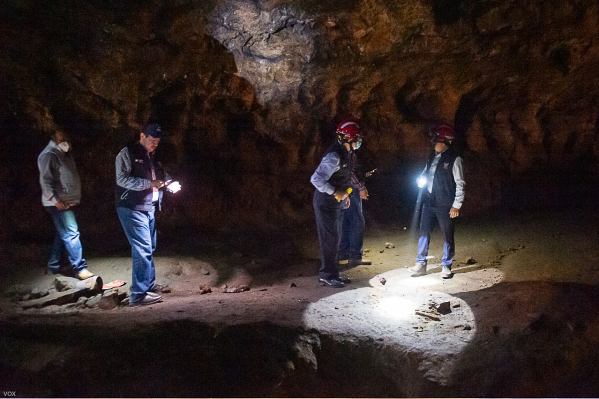El monitoreo de los cerros y las cavernas de Tulancingo lo realizan las autoridades en coordinación con la Dirección de Bomberos y Protección Civil | Foto: Especial