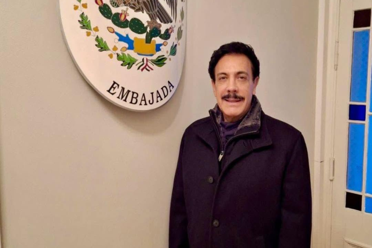 Omar Fayad Meneses fue gobernador emanado del PRI, ahora embajador en Noruega del gobierno federal, de Morena