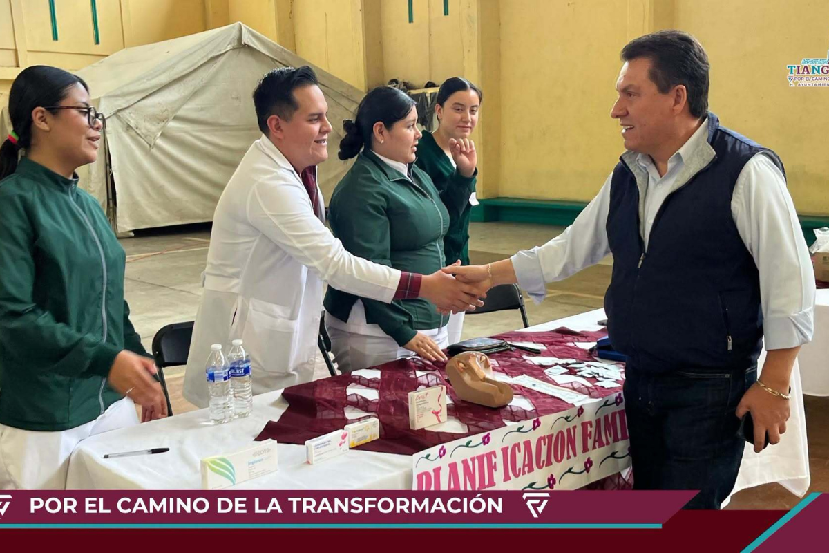 Tianguistengo realizó una jornada de salud integral con servicios preventivos para mujeres