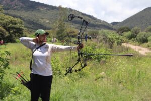 La arquera hidalguense fue una de las protagonistas del Campeonato Nacional de Tiro con Arco 3D 2026.