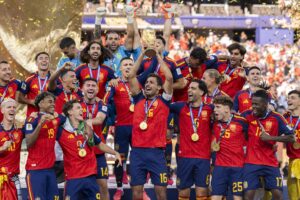 España conquisto su segundo titulo mundial con un camino de guion de película