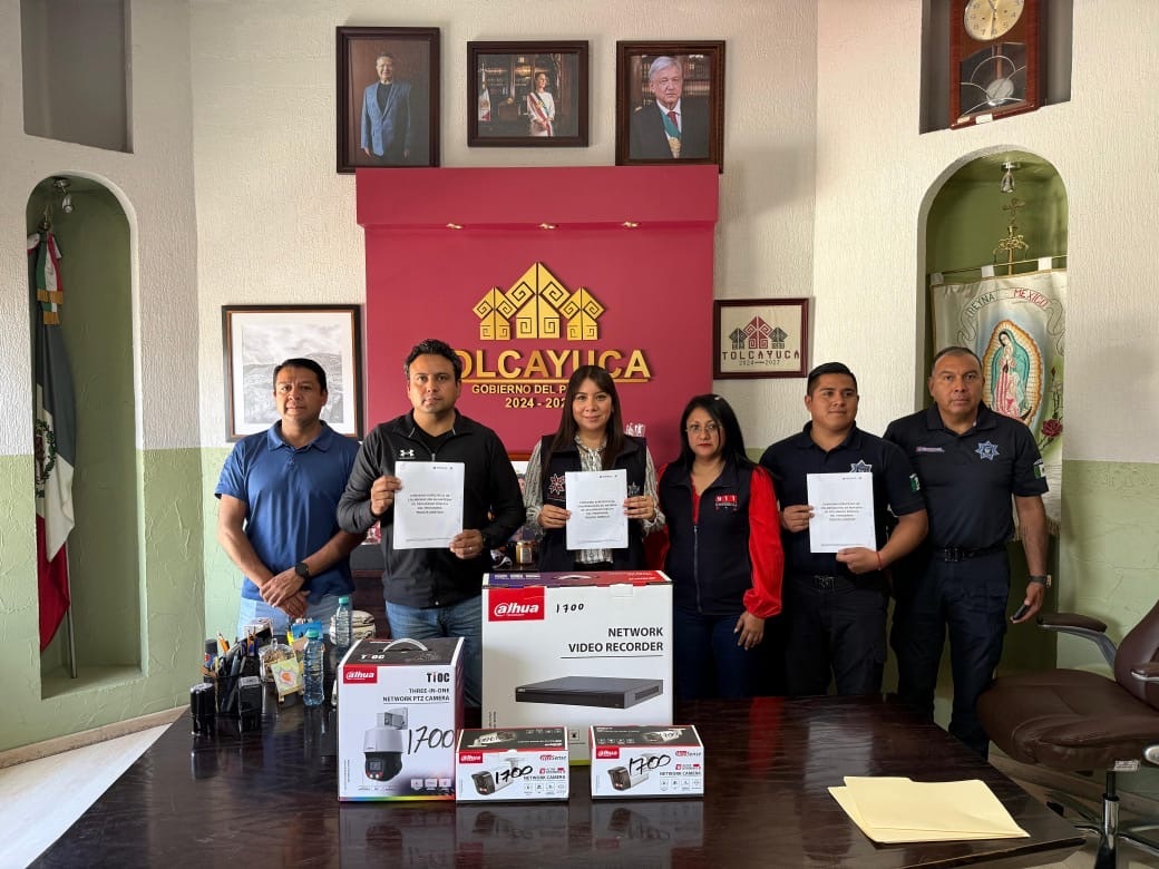 Autoridades de Tolcayuca y la SSPH firmaron un convenio para fortalecer la seguridad municipal