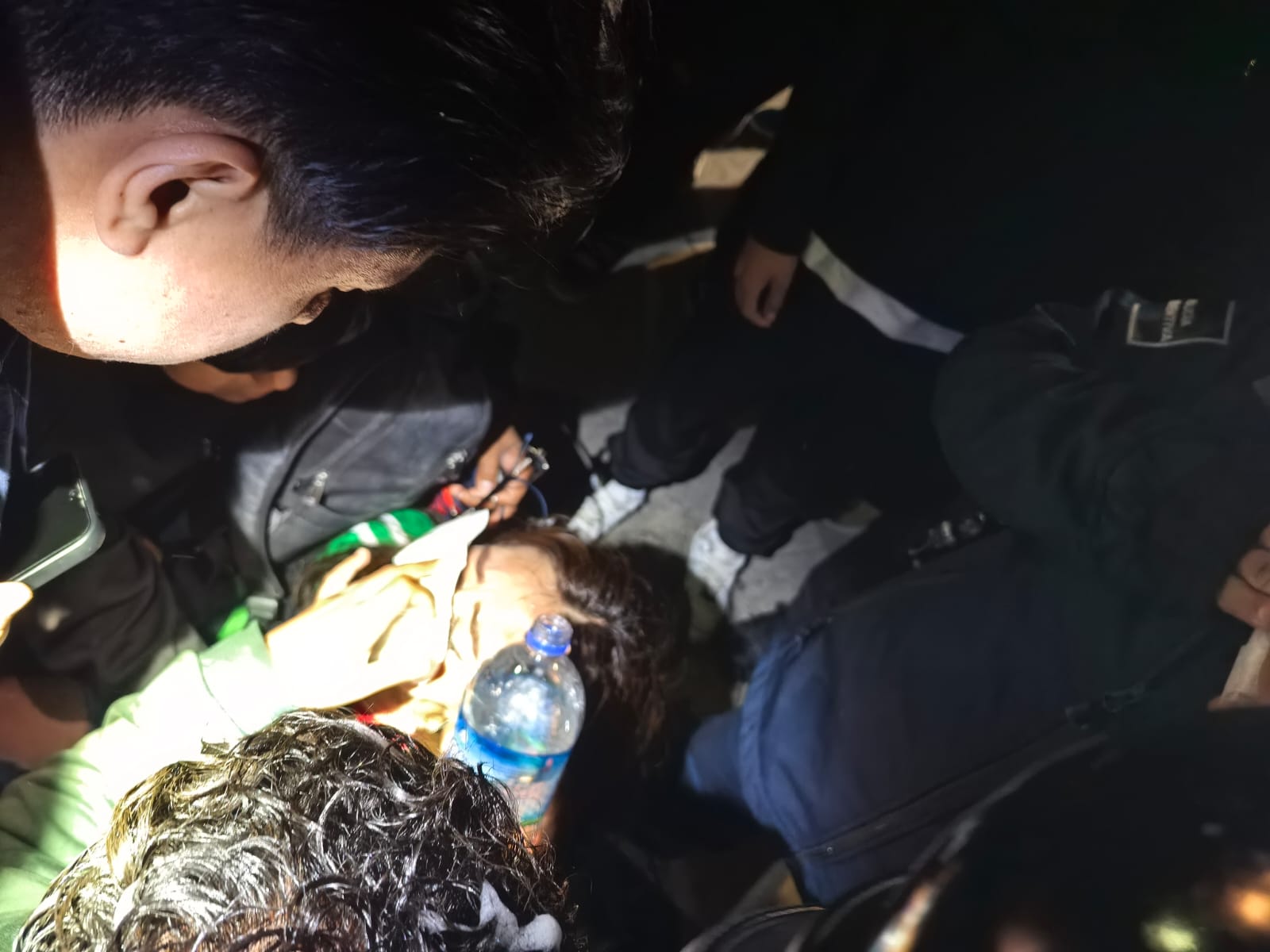 Plaza Independencia en Pachuca durante los festejos donde una mujer resultó lesionada tras el impacto de una lata de cerveza