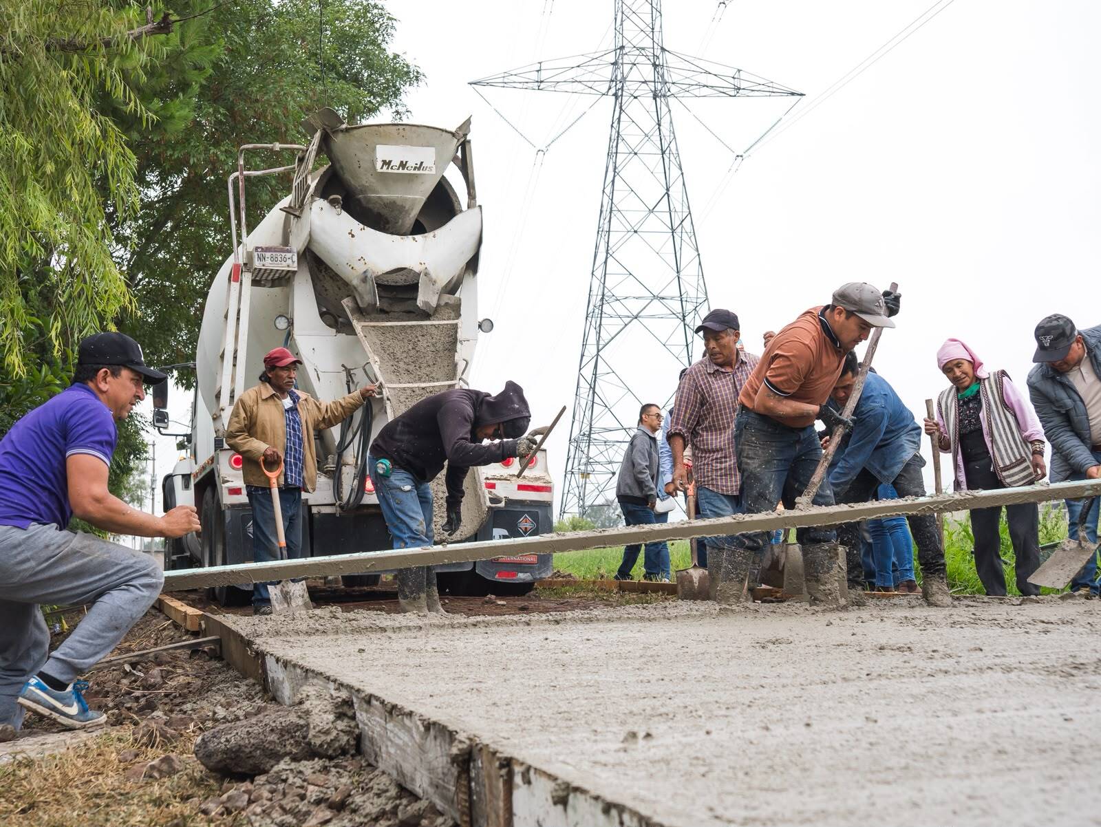 Habitantes de Tepeji participaron en acciones coordinadas para impulsar infraestructura comunitaria