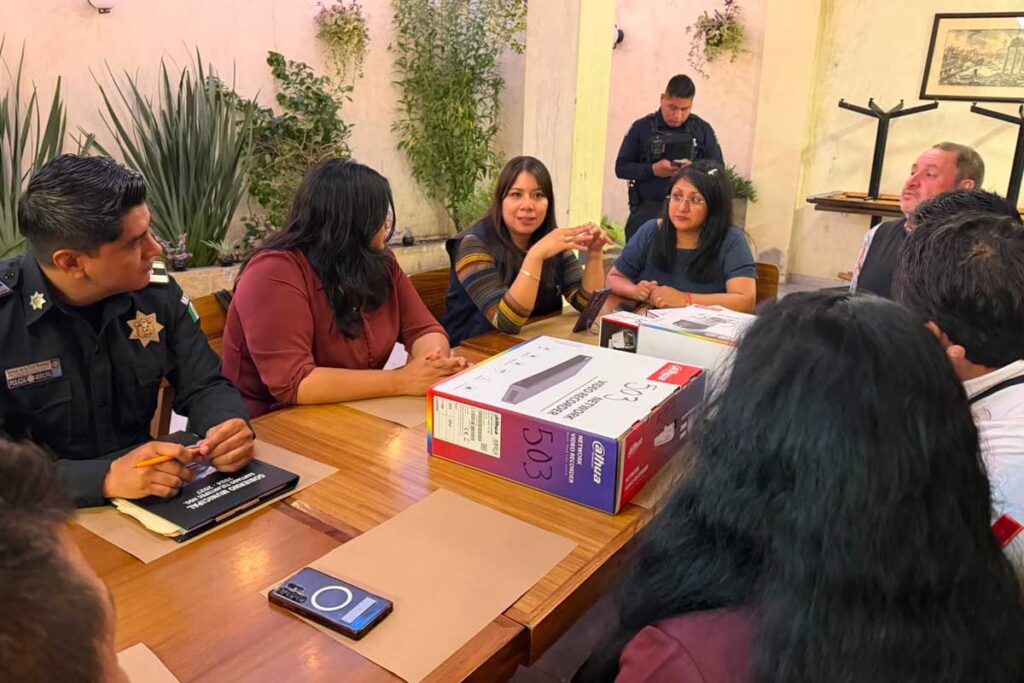 El gobierno estatal donara 30 kits de videovigilancia a Tulantepec | Foto: Especial