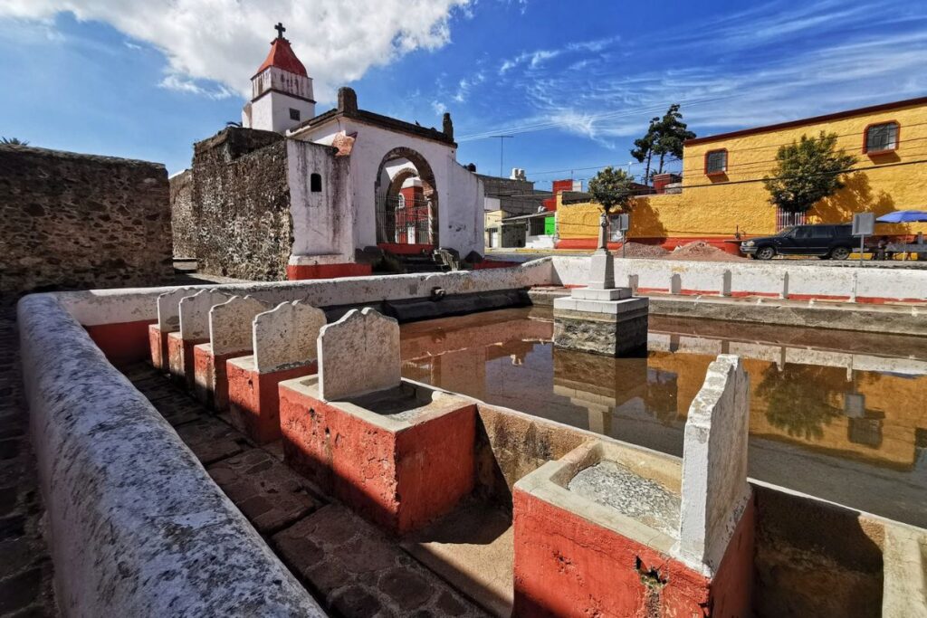 Sitio donde están los lavanderos de Tepeapulco