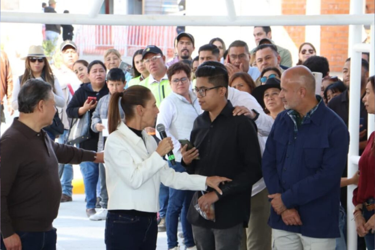 El caso de abuso en una escuela primaria de Tizayuca fue dado a conocer durante una visita de Claudia Sheinbaum a la entidad | Foto: Saúl Hernández